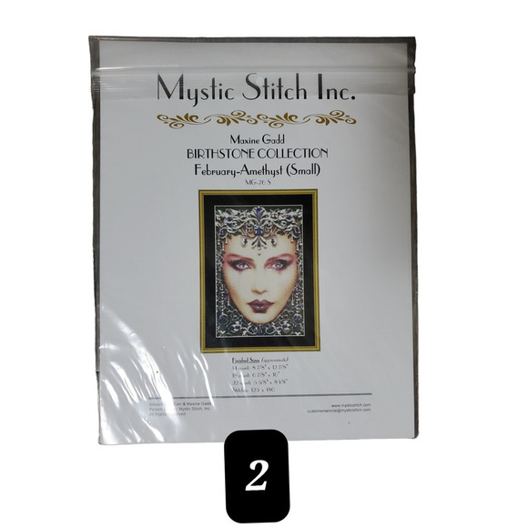 Mystic Stitch Maxinne Gadd Birthstone Collection Cross Stitch Birthstone Pattern - Picture 2 of 11